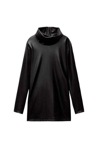 ZW SHORT LEATHER EFFECT DRESS - LIMITED EDITION