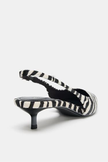 CHAUSSURES EN CUIR À IMPRIMÉ ANIMALIER - Multicolore de Zara - Image 5