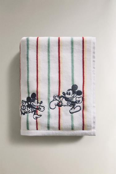 MICKEY & MINNIE ©DISNEY CHILDRENL VELOUR TOWEL - Yellow by Zara