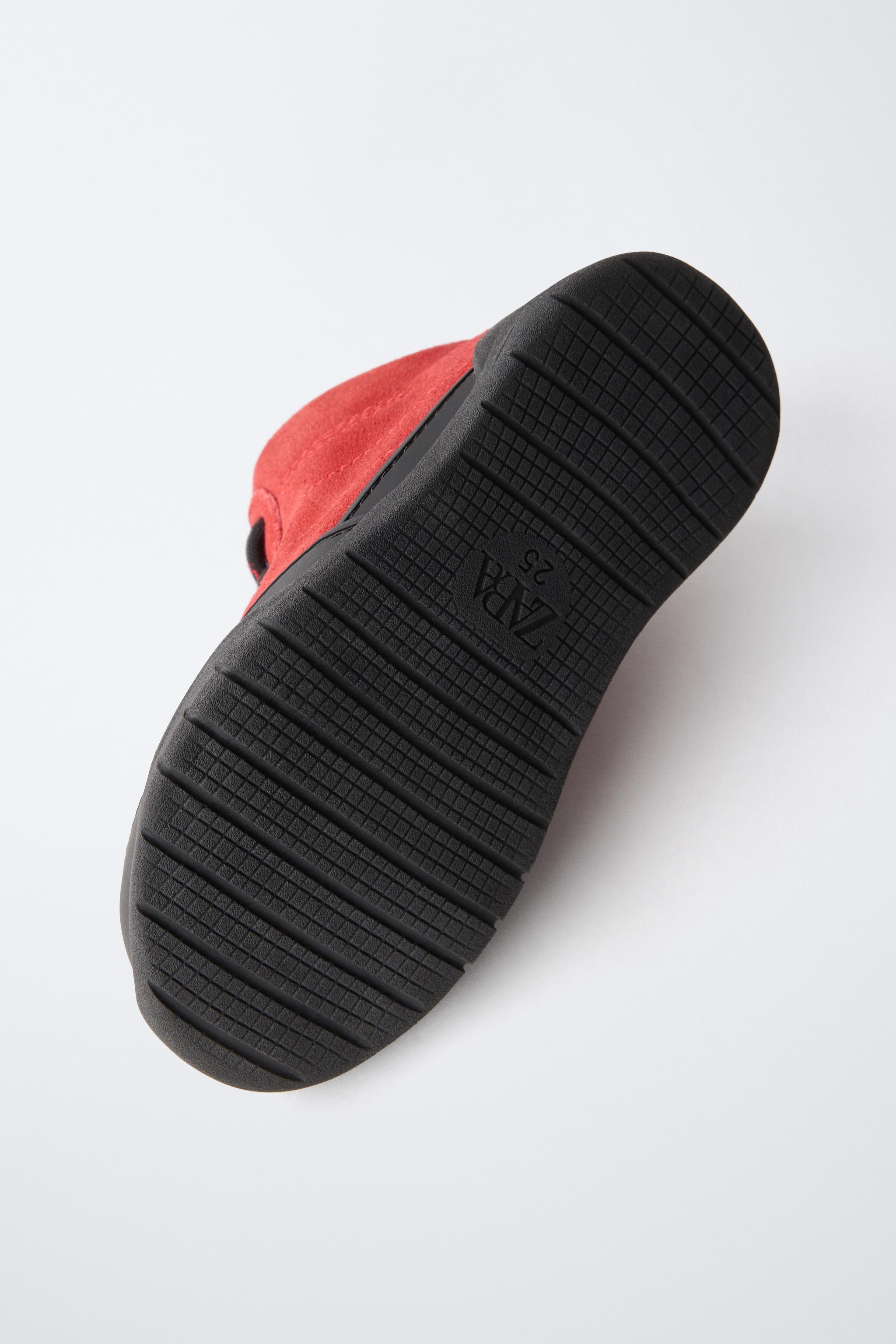 CONTRAST SNEAKER BOOTS