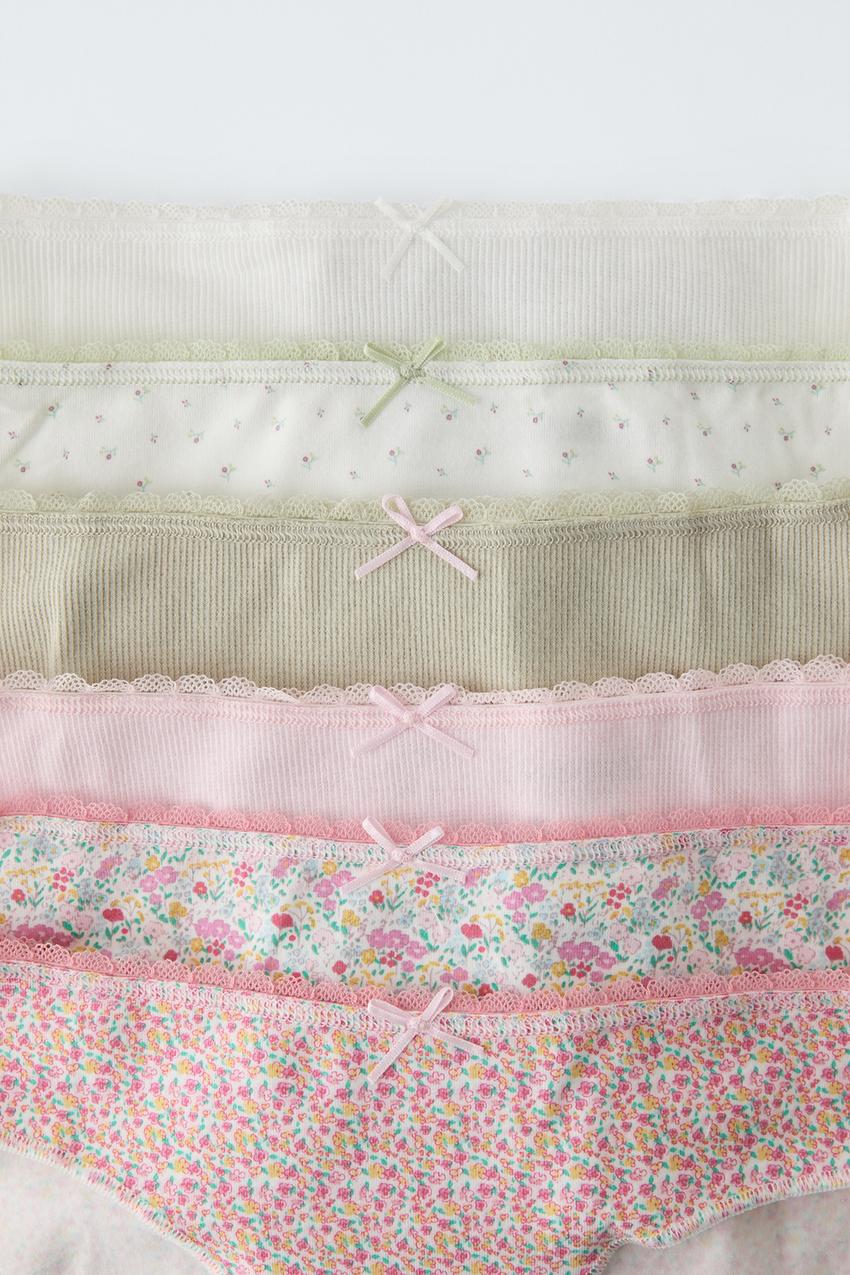 White Fuchsia & Pink 2 Pack Ruffled Panties Underwear