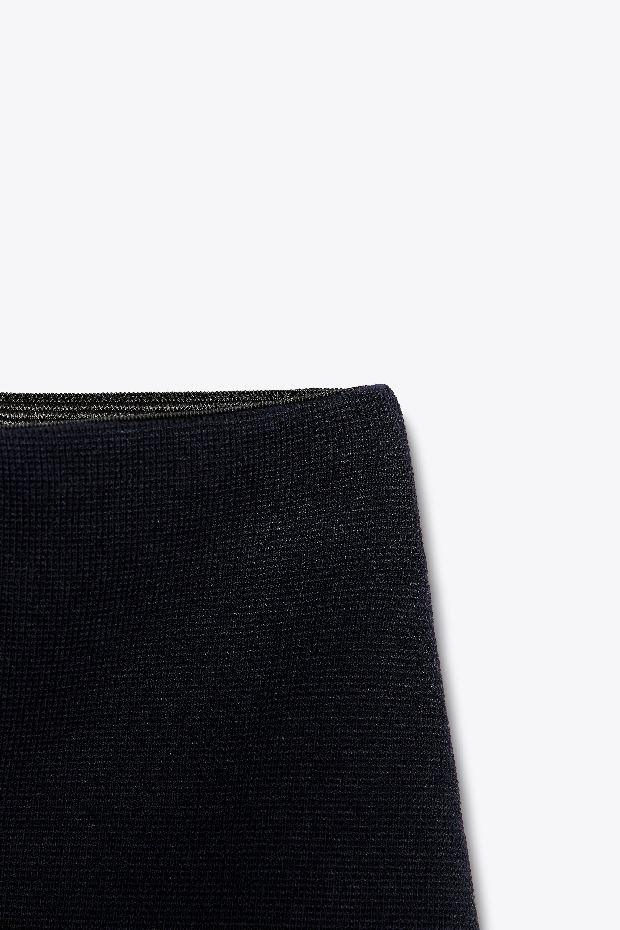 ZARA ニットミニスカート 2142/024 プレーンニット ミ二スカート - オレンジ色 | ZARA Japan / 日本