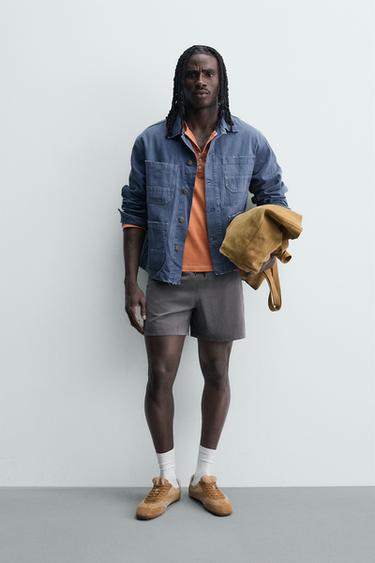 ثوب سباحة متوسط بحلقات معدنية - رمادي الخاص بـ Zara