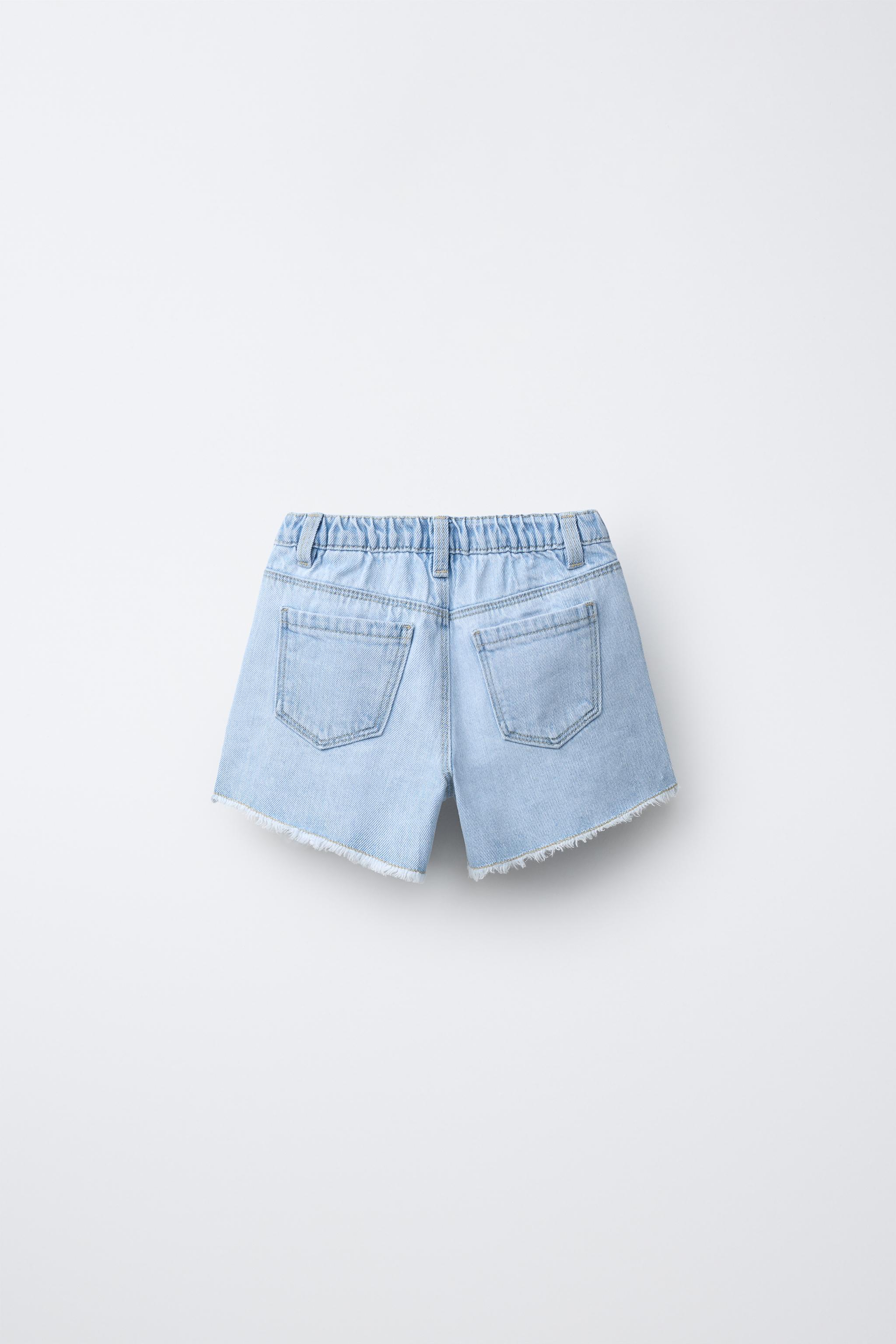 SHORT EN JEAN CŒURS CROCHET