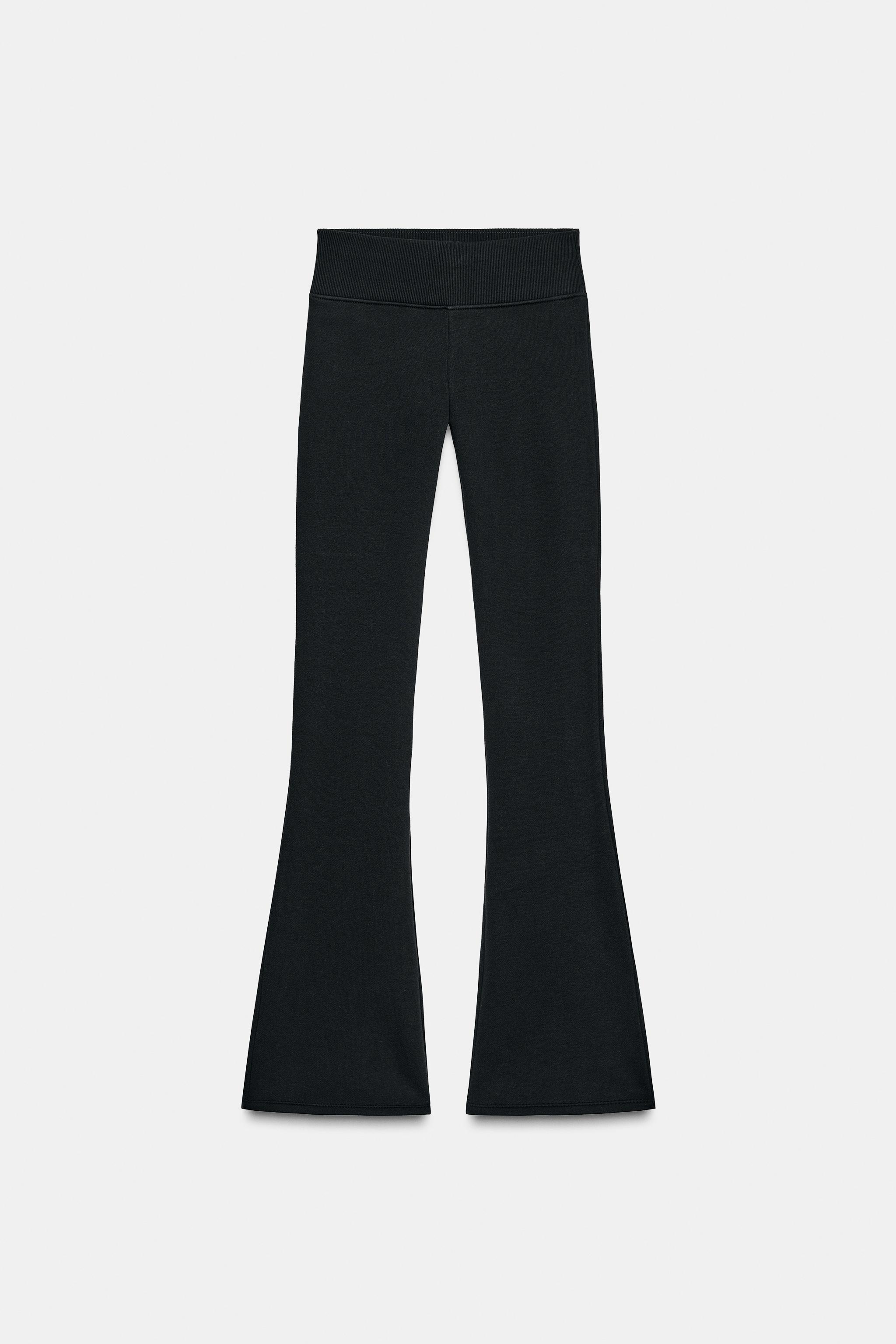 Женские брюки Zara FLARE SWEATPANTS — фото 4