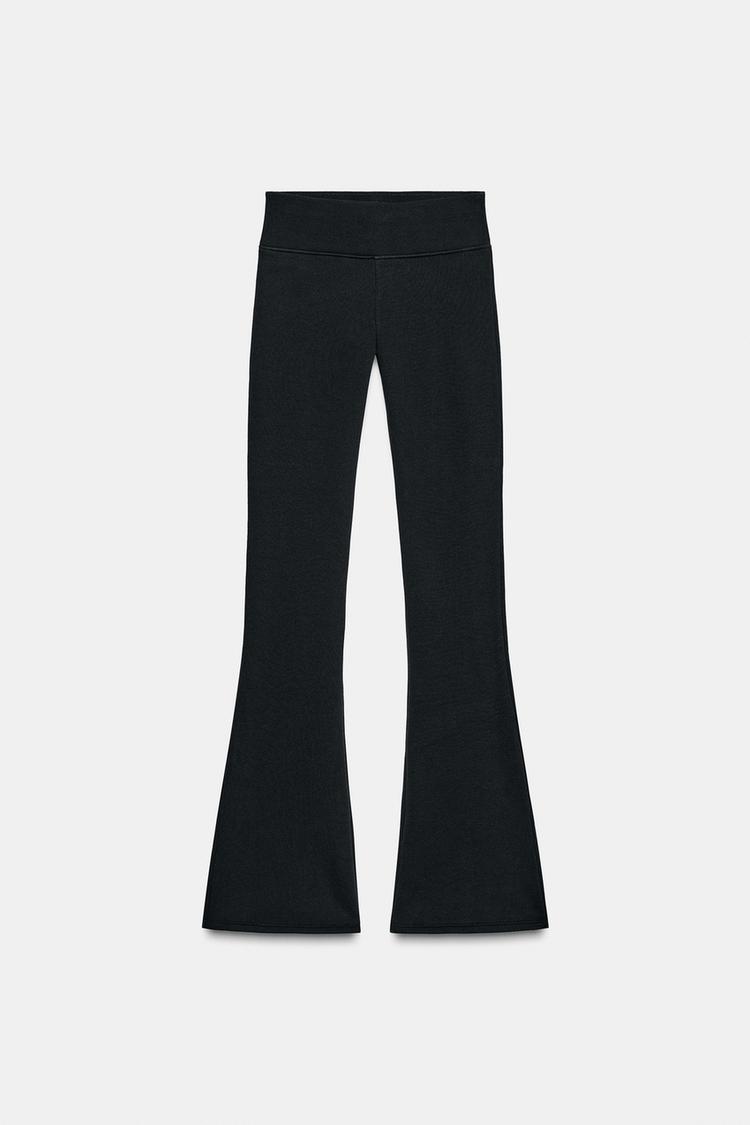 Pantalon felpa flare