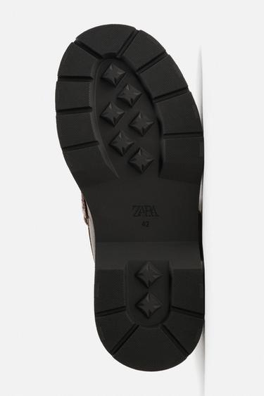 CHUNKY PENNY LOAFERS - Burgundy Red by Zara - Image 7