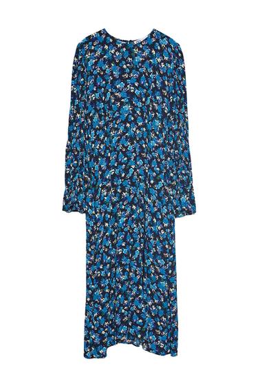 PRINTED MIDI DRESS