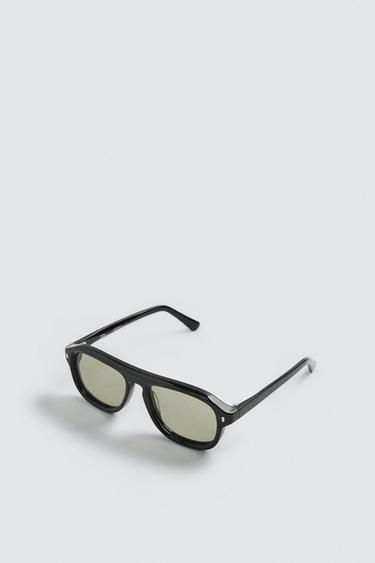 LUNETTES DE SOLEIL OVALES - Vert olive de Zara - Image 5