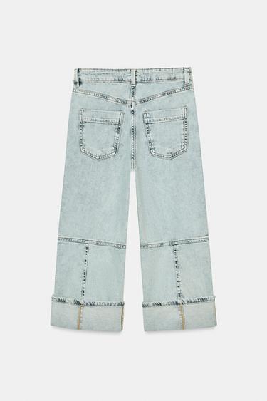JEANS ZW COLLECTION CAPRI TAILLE NORMALE - Bleu clair de Zara - Image 5