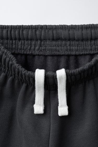 PANTALON DE JOGGING À IMPRIMÉ INSCRIPTION - Gris anthracite de Zara - Image 2