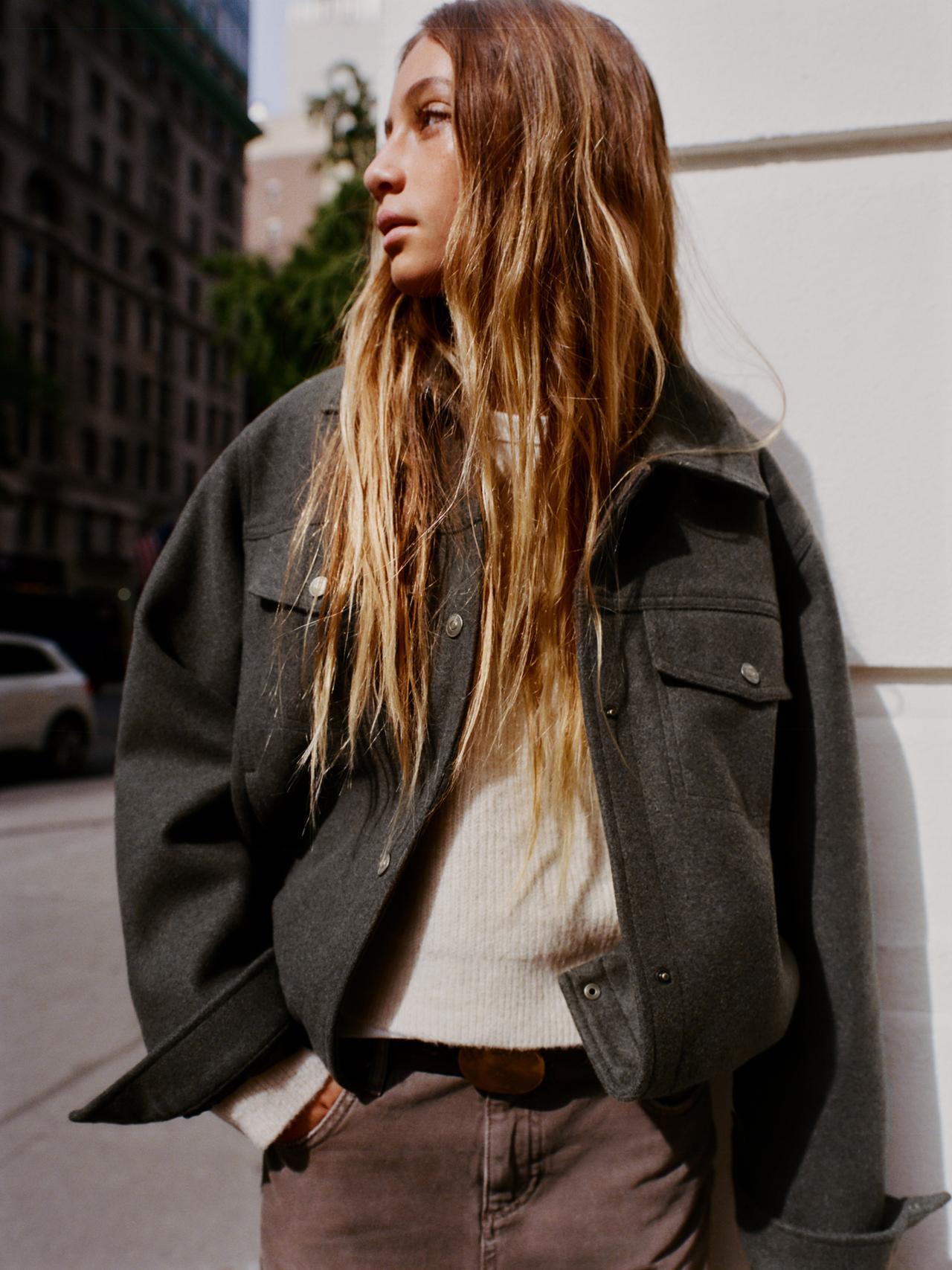 SOFT BALLOON JACKET — Chocolate