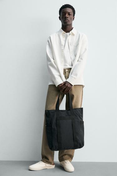 TECHNICAL TOTE BAG - Black by Zara - Image 0