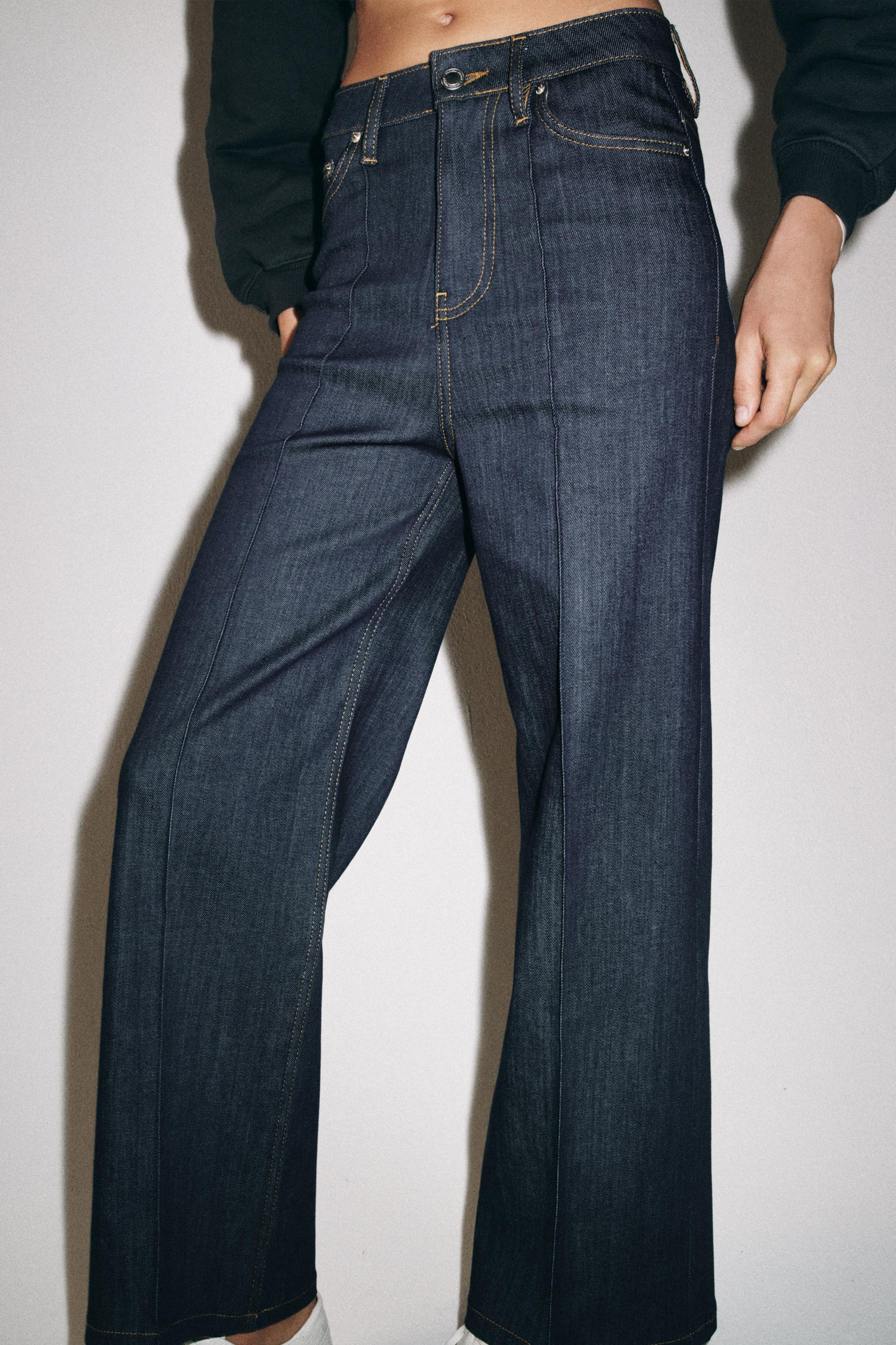 ZW COLLECTION GENİŞ PAÇA YÜKSEK BEL JEAN - Görsel 2