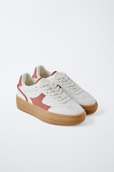 CHUNKY SOLE SNEAKERS - White by Zara - Image 1