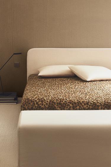 ANIMAL PRINT SATEEN DUVET COVER - Leopard by Zara