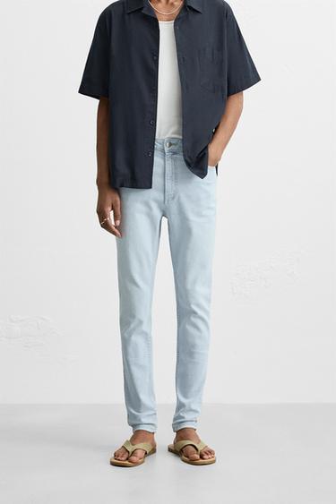 JEANS SKINNY FIT - Azul-claro da Zara