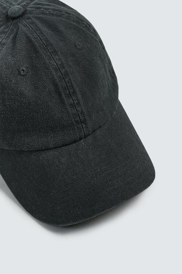 WASHED COTTON CAP - Navy blue by Zara - Image 2