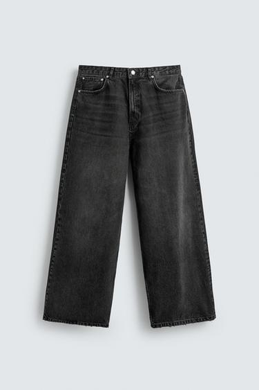 BAGGY FIT JEANS - Charcoal by Zara