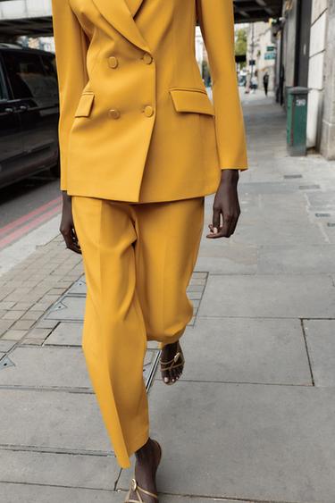 ENSEMBLE BLAZER CROISÉ ET PANTALON SLIM -  de Zara - Image 3