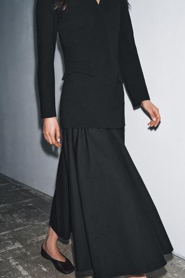 ROBE VESTE BIMATIÈRE ZW COLLECTION - Noir de Zara - Image 4