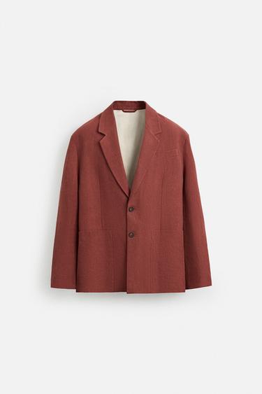 100 % PELLAVAINEN PUVUNTAKKI - Red / Black Zaralta