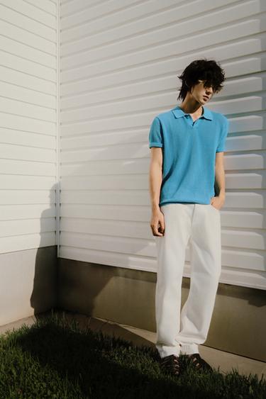Zara 直筒及踝牛仔褲 - 白色