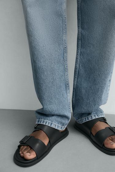 САНДАЛИИ С ДВУМЯ РЕМЕШКАМИ — Черный от Zara
