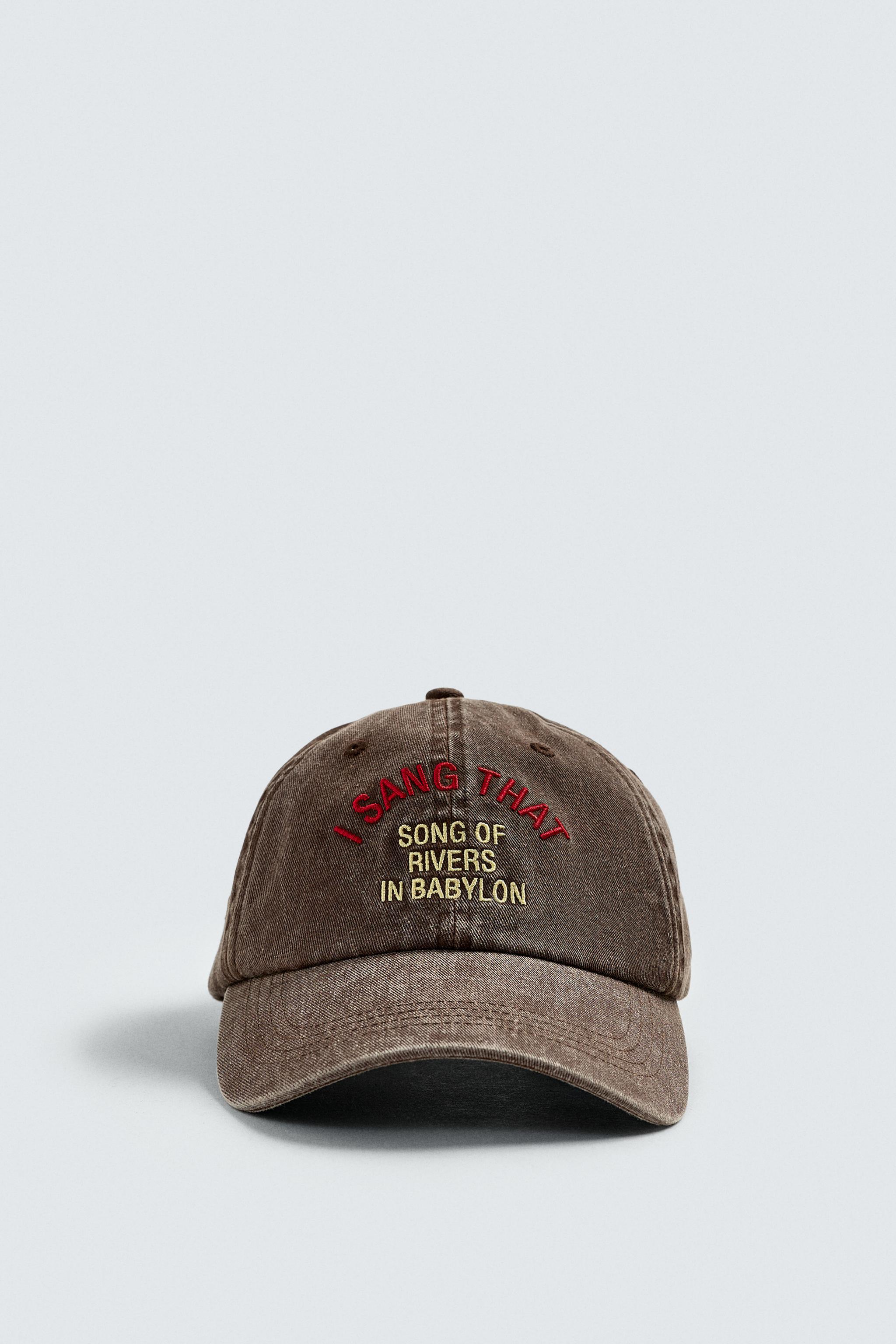 CASQUETTE DÉLAVÉE INSCRIPTION BRODÉE CONTRASTÉE