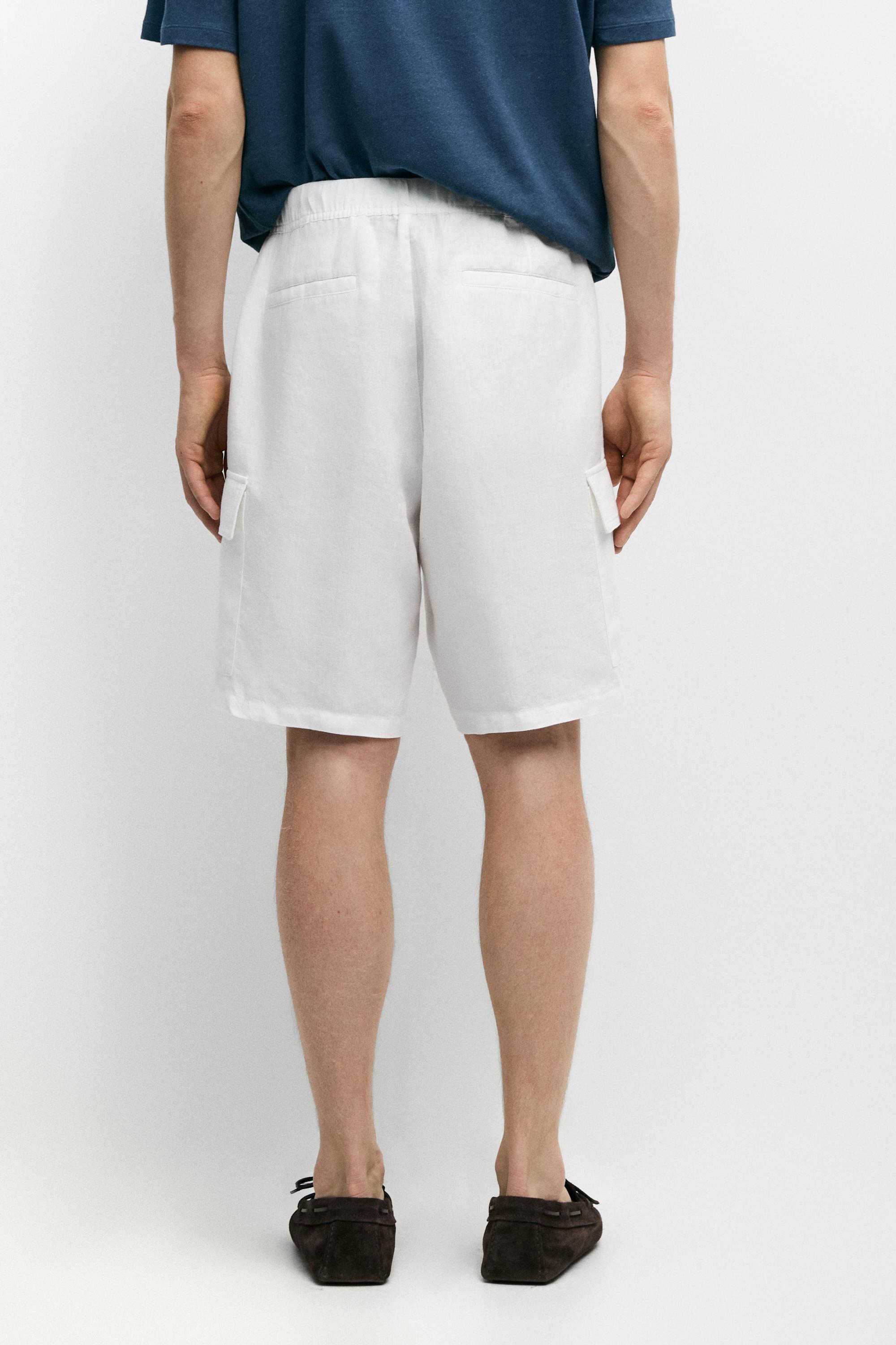 Bermuda cargo 100 % lin