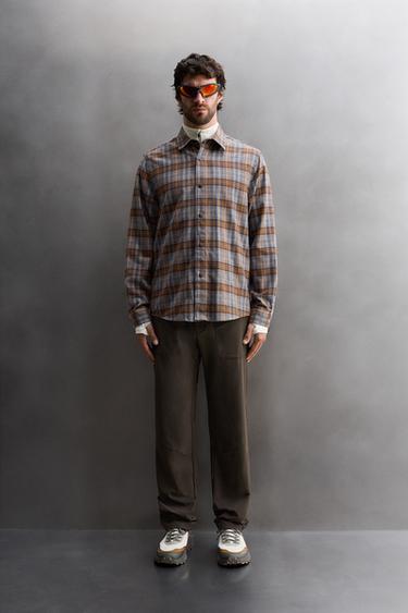 CHECK LYOCELL - WOOL SHIRT - Various by Zara - Image 0