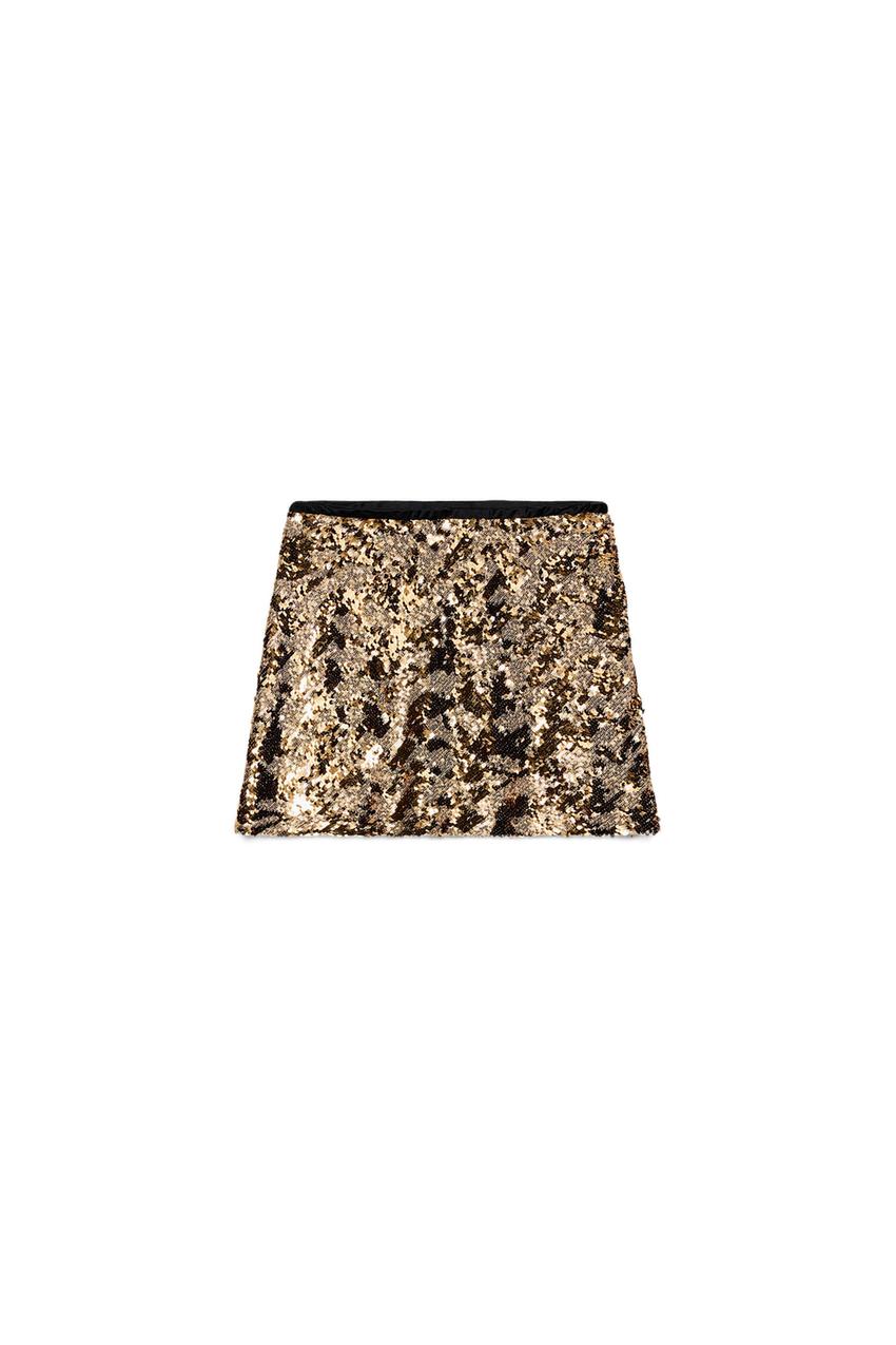 SEQUIN MINI SKIRT