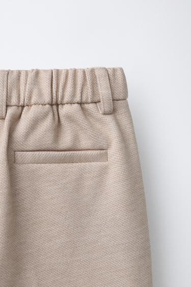 COMFORT SUIT TROUSERS - Light beige by Zara - Image 3