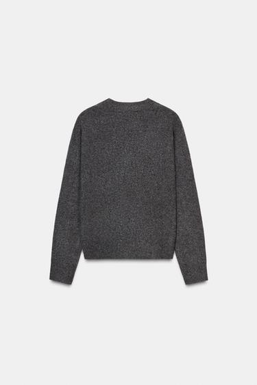 PULL 100% CACHEMIRE - Gris anthracite de Zara - Image 5