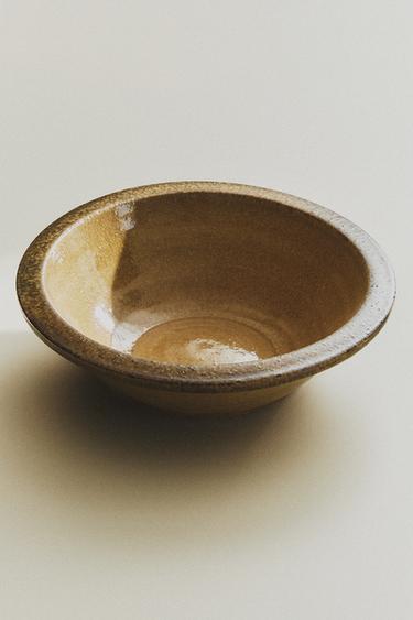 DECORATIVE TERRACOTTA BOWL - Ochre by Zara - Image 5