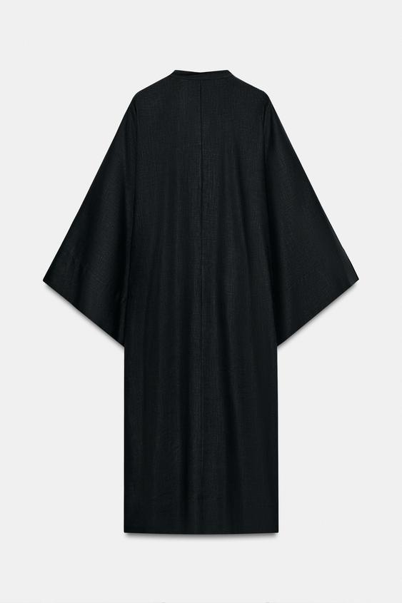 ROBE TUNIQUE À BRANDEBOURGS ZW COLLECTION - Noir de Zara - Image 6