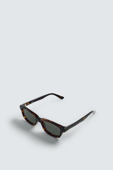 AARON LEVINE X ZARA OVAL SUNGLASSES - Tortoiseshell by Zara - Image 3