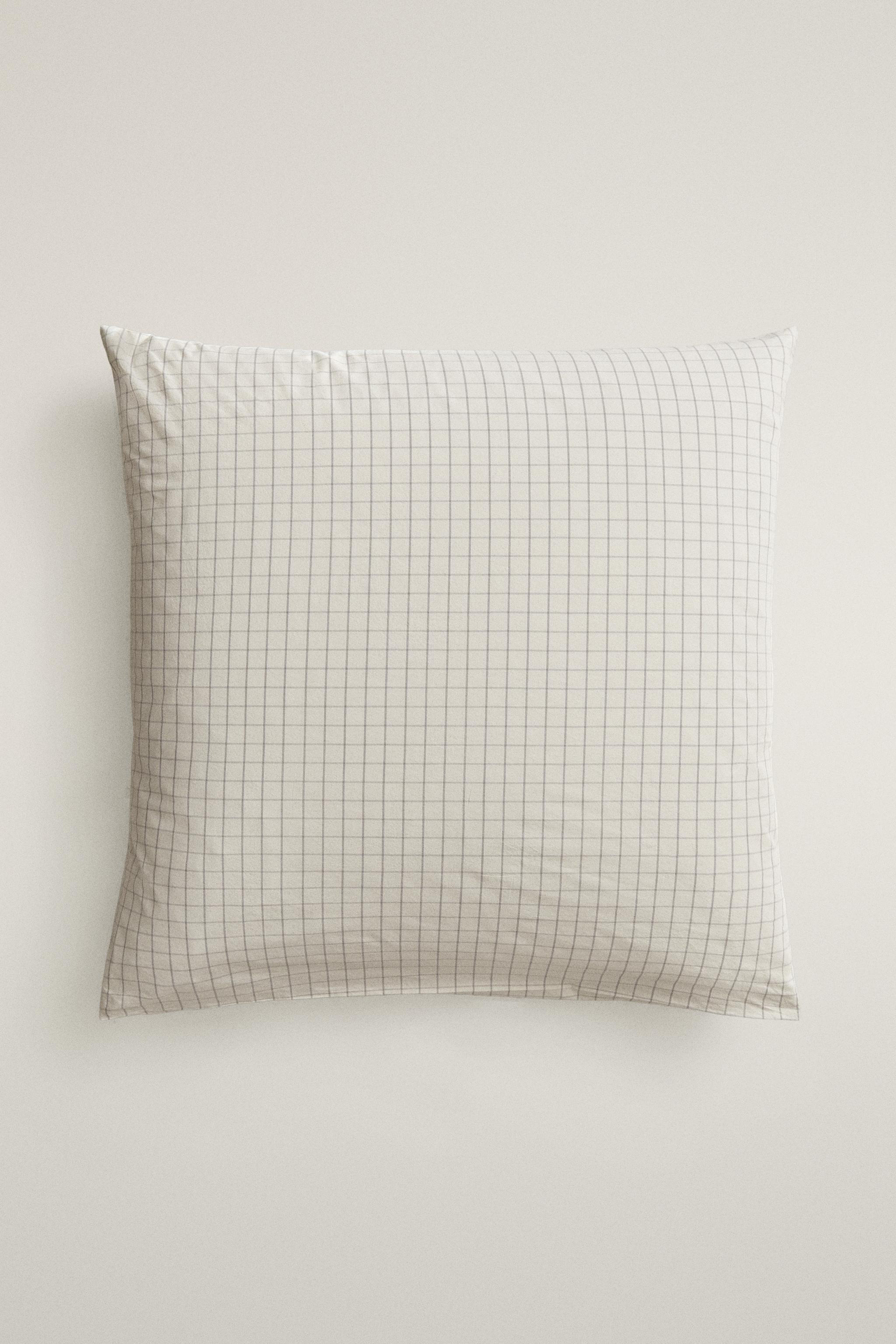 COTTON PILLOWCASE — Ecru