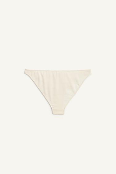 LIMITED EDITION ROMANTIC BRIEFS - Oyster-white by Zara - Image 1