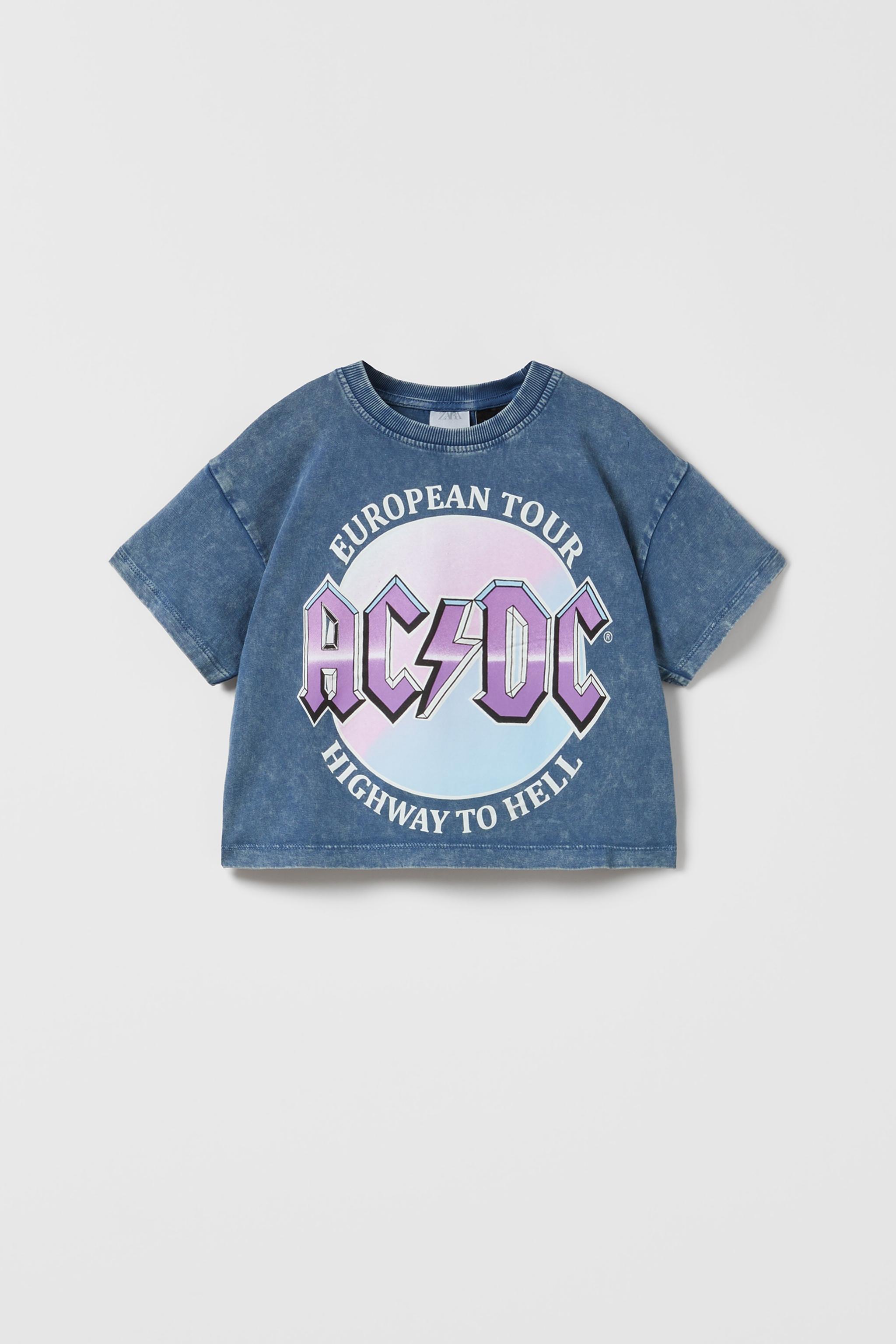 Camiseta ac dc store niña zara