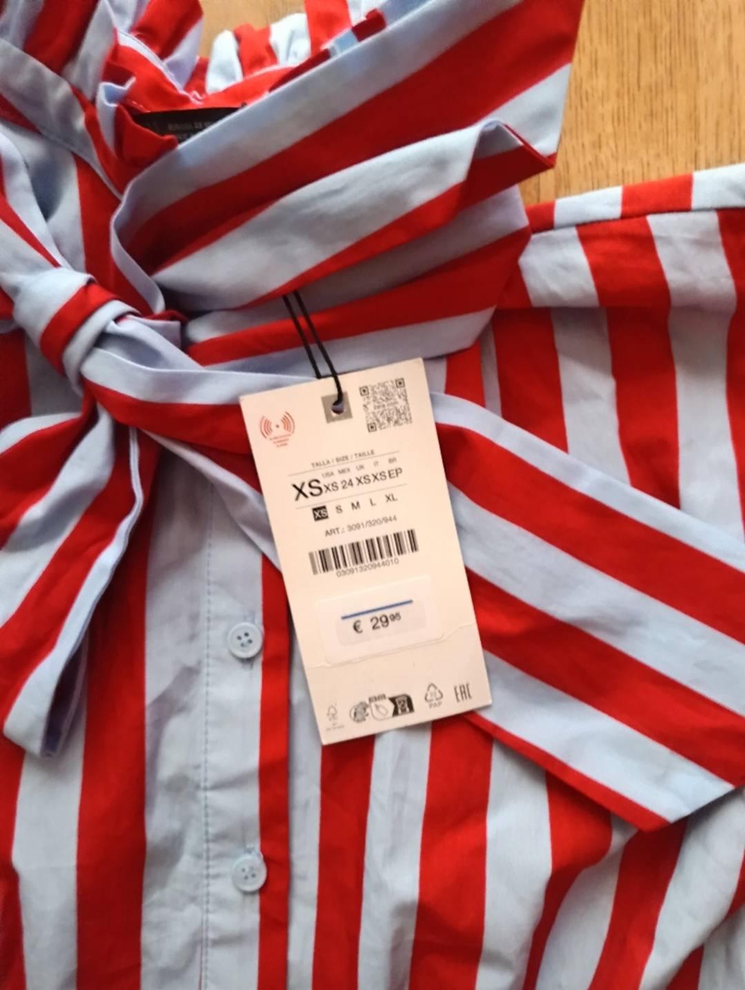 STRIPED KNOTTED SLEEVELESS SHIRT - Image 3