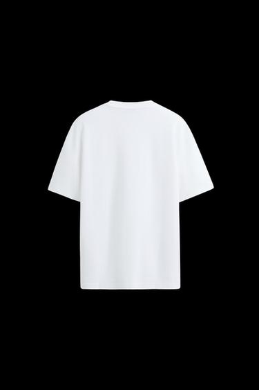 BASIC-T-SHIRT IM REGULAR FIT - Weiß von Zara