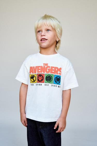 CAMISETA RELIEVE THE AVENGERS © MARVEL - Blanco de Zara