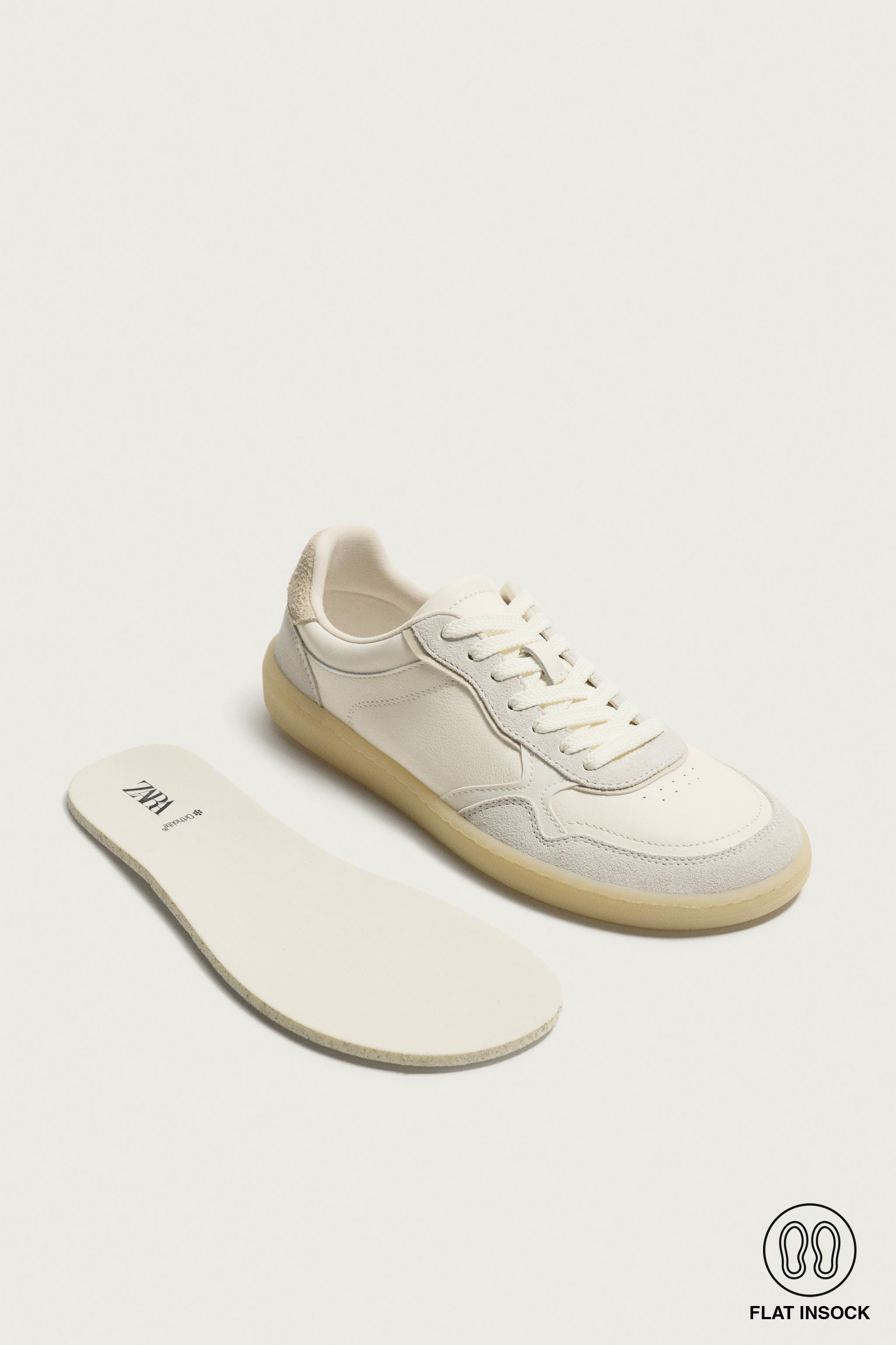 BASKET BAREFOOT EN CUIR