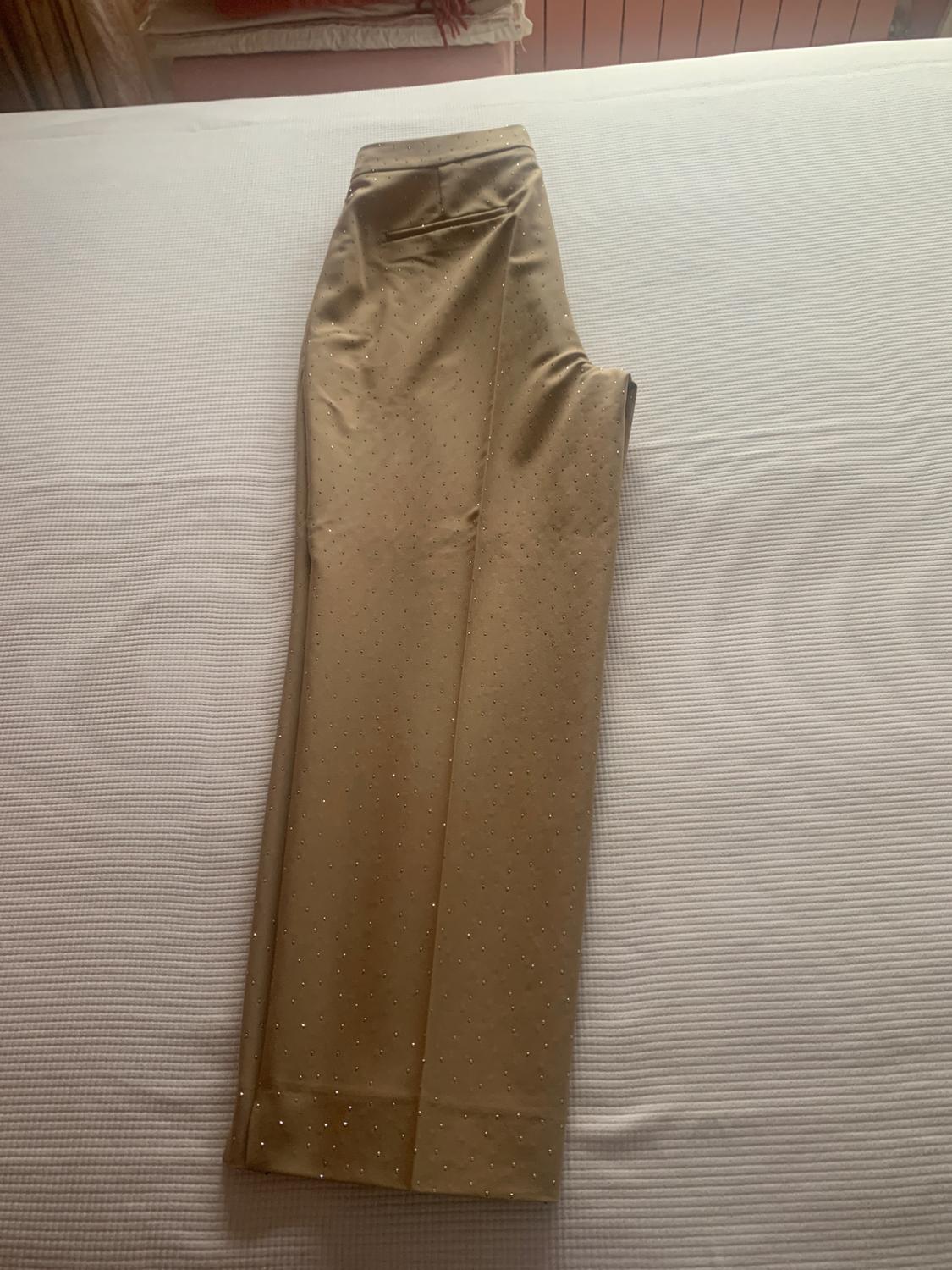 RHINESTONE CROPPED TROUSERS - Image 2