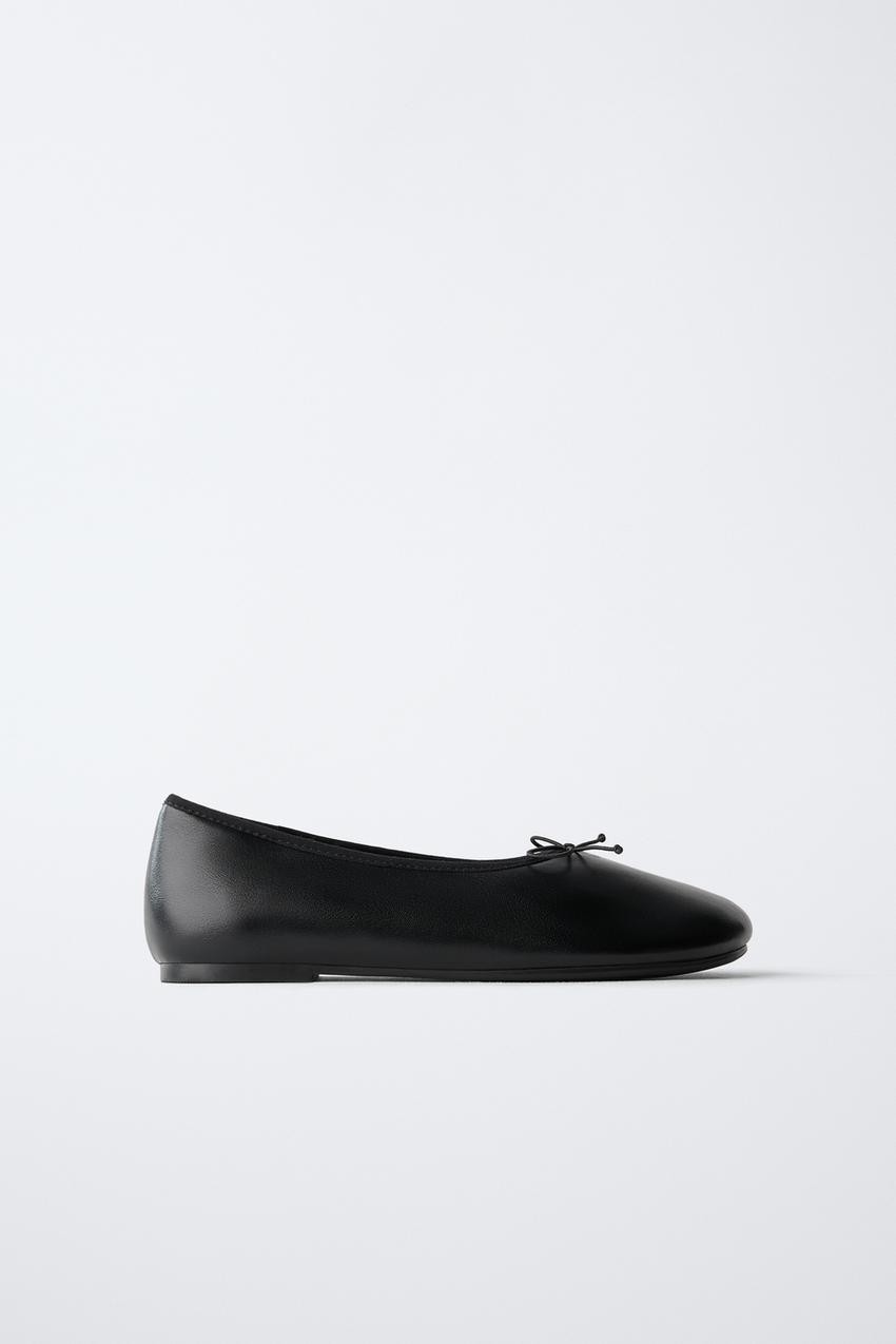 BASIC BALLET FLATS - Black | ZARA United States BASIC BALLET FLATS - Black | ZARA United States