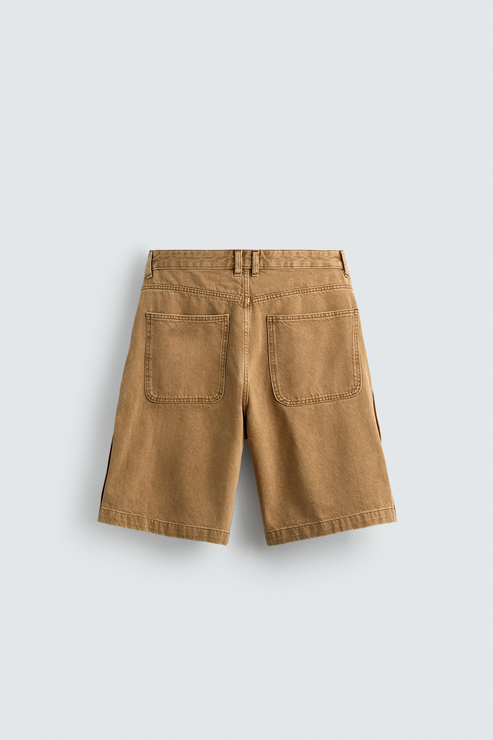 BUTTONED BAGGY FIT SHORTS