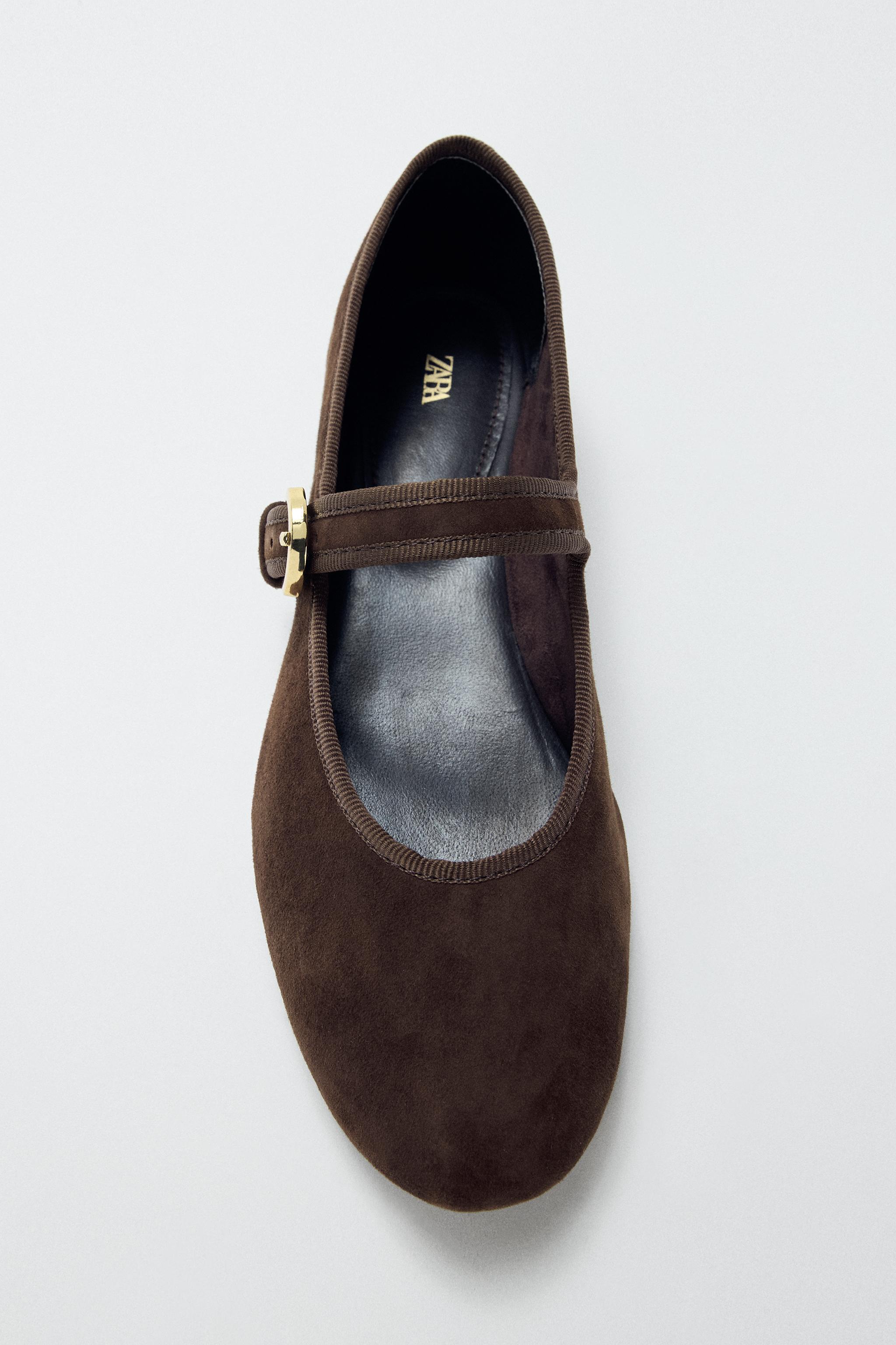 SUEDE BALLET FLATS