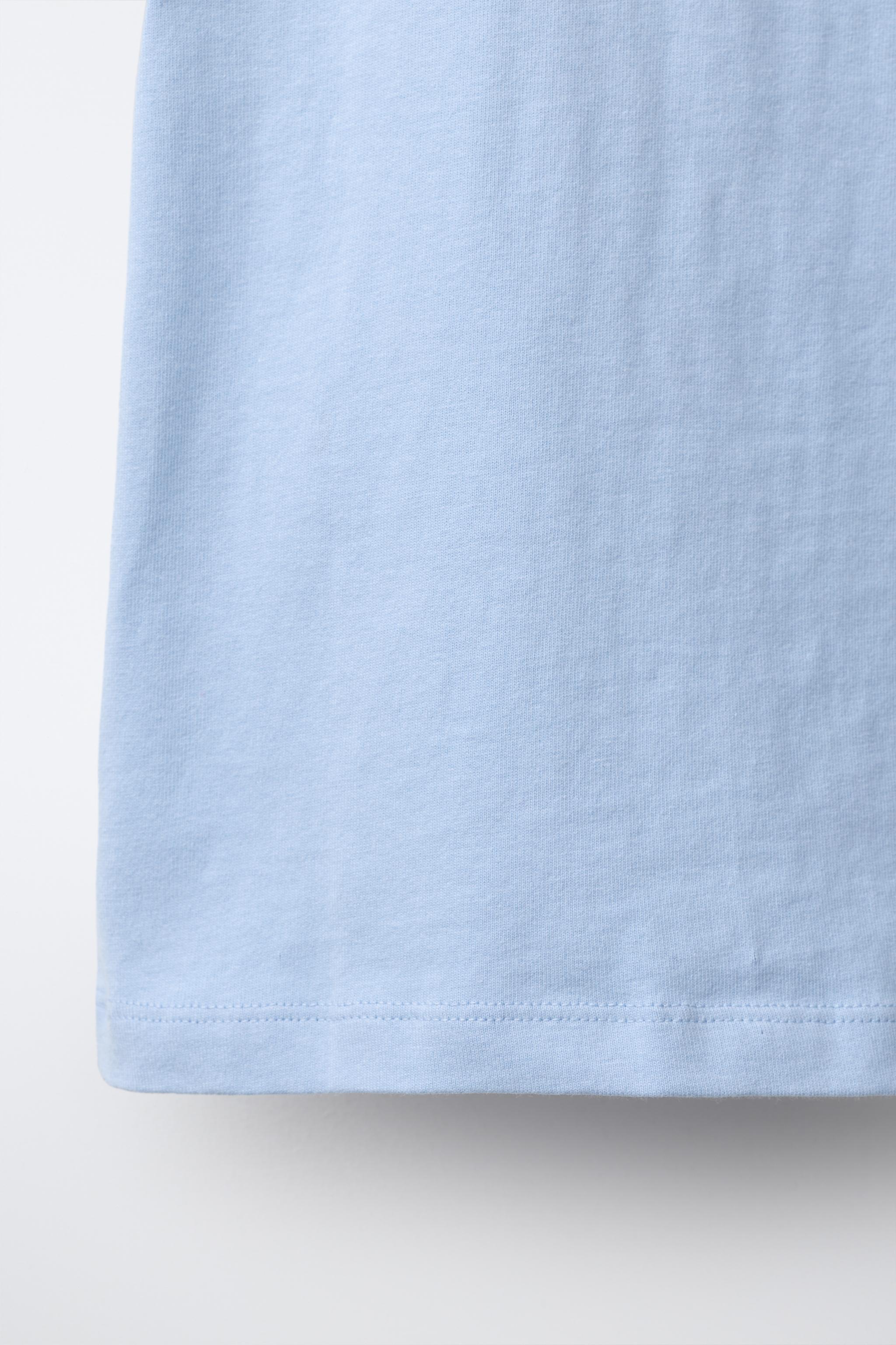 PLAIN TEXTURED T-SHIRT