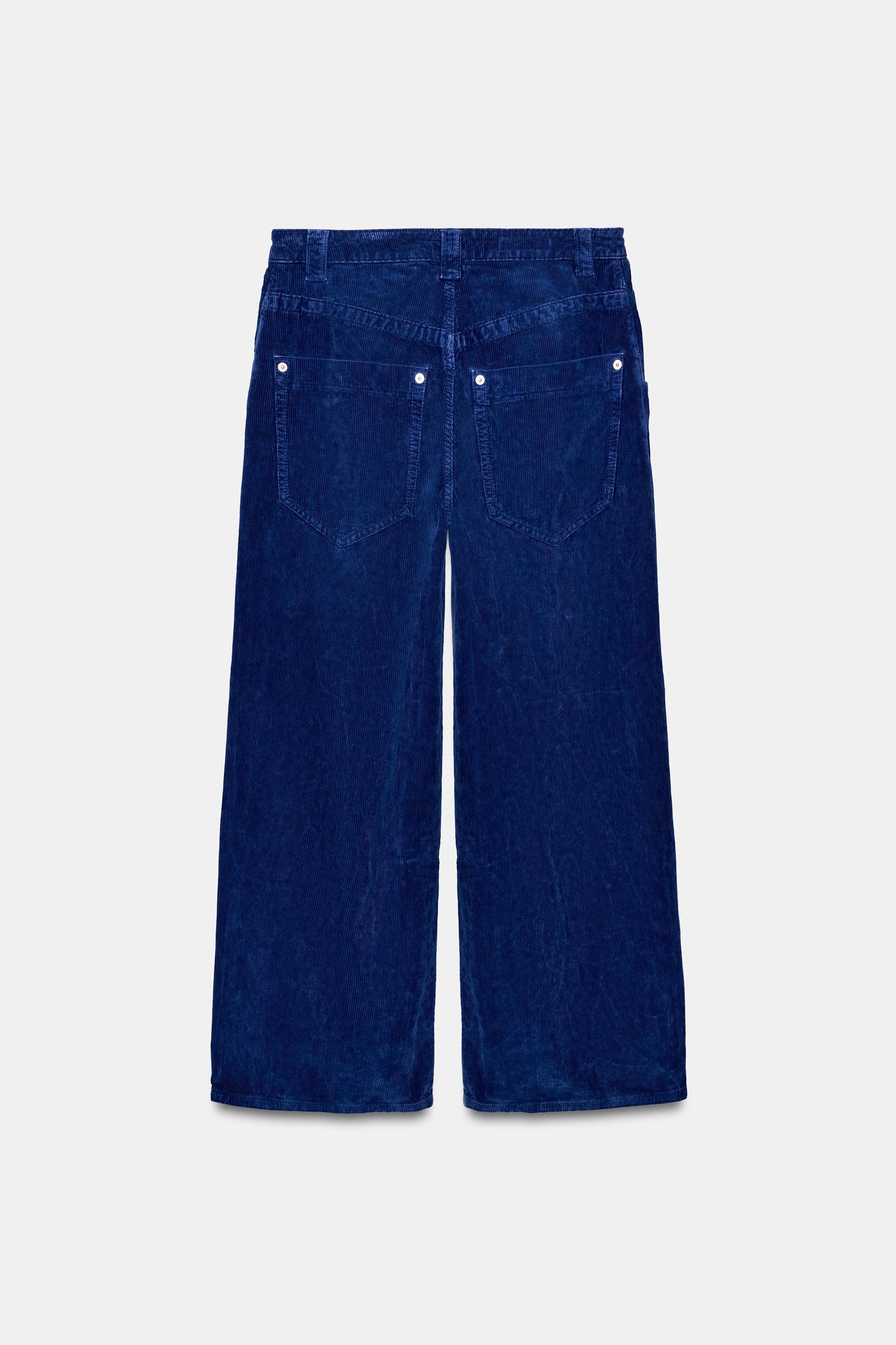 PANTALON BAGGY EN VELOURS CÔTELÉ